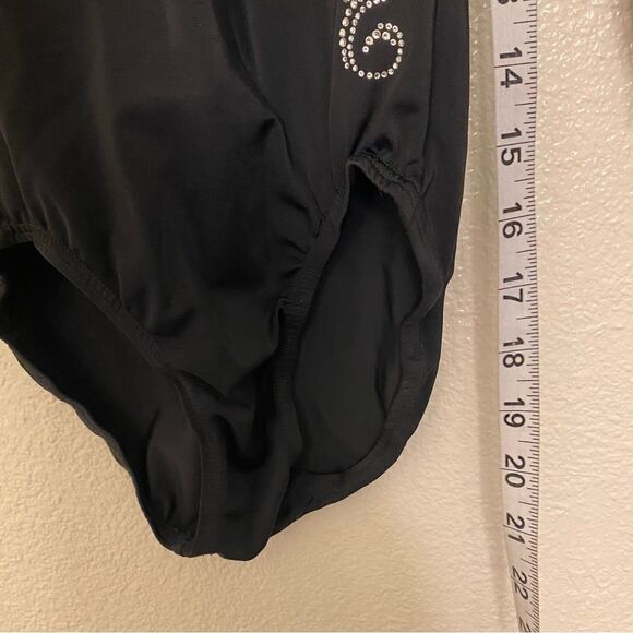 Garland custom gymnastics competition rhinestone leotard long sleeve LC -XSA - Picture 7 of 7